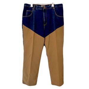 Vintage SafTbak Flannel-Lined Brush Hunting Jeans, Size 40x30